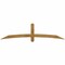 Ekena Millwork Bellingham Rough Sawn Timber Gable Bracket, Western Red Cedar, 84"W x 21"H x 4"D x 4"F, 6/12 Pitch GBW084X21X0404BEL00RWR - alternate 1